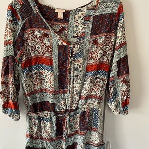 3/4 sleeve romper